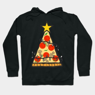 Christmas Tree Pizza Hoodie